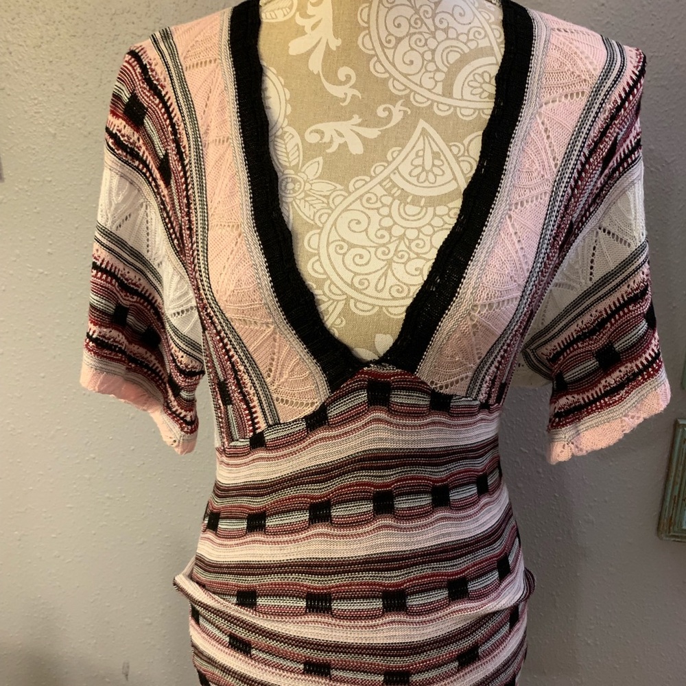 Colorful Sweater Top